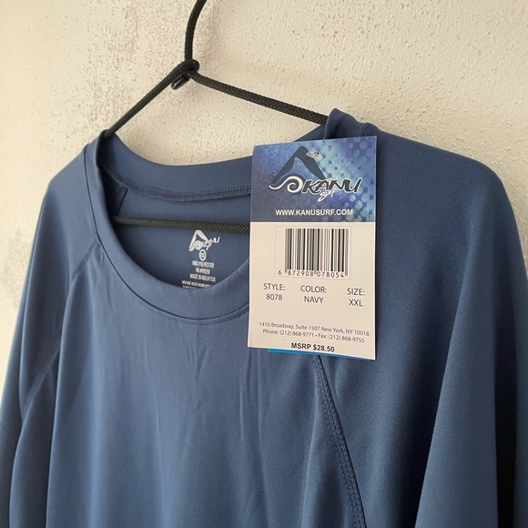 Kanu Surf Navy Rashguard - Picture 2 of 8